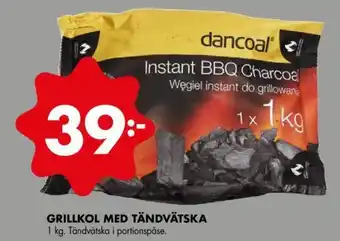 GRILLKOL MED TÄNDVÄTSKA