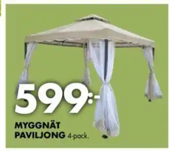 ÖoB MYGGNÄT PAVILJONG 4-pack. erbjuda