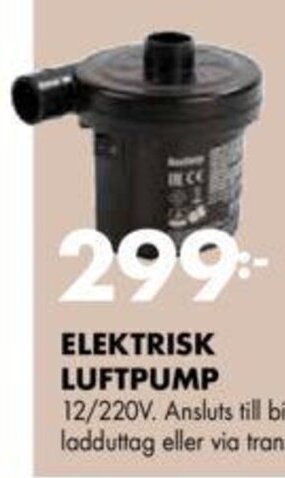 ÖoB ELEKTRISK LUFTPUMP erbjuda