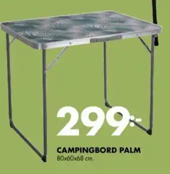 ÖoB CAMPINGBORD PALM 80x60x68 cm. erbjuda