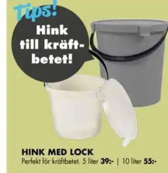 ÖoB HINK MED LOCK erbjuda