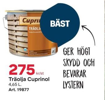 Byggmax Träolja Cuprinol erbjuda