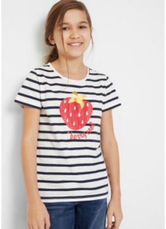 Bonprix T-shirt för flickor (2-pack) erbjuda