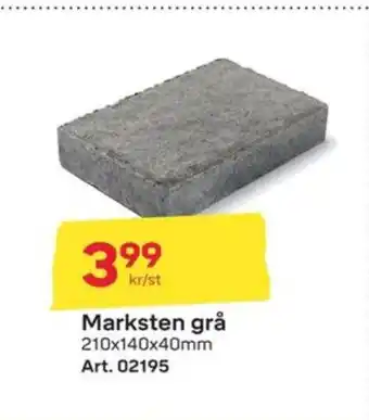 Byggmax Rådasand marksten erbjuda