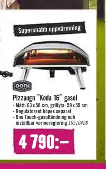 Hornbach Ooni pizzaugn erbjuda