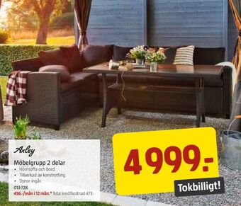 Jula Axley utemöbler erbjuda