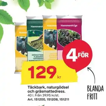 Byggmax Hammenhögs barkmull erbjuda