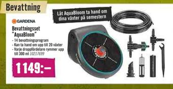 Hornbach Gardena bevattningssystem erbjuda