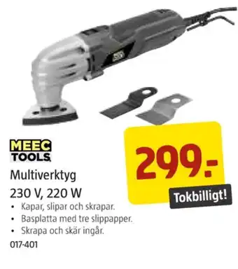 Jula Meec tools multiverktyg erbjuda