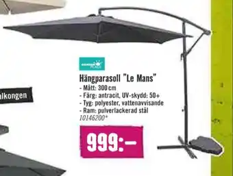 Hornbach Garden place parasoll erbjuda