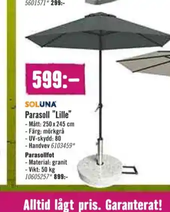 Hornbach Soluna parasoll erbjuda