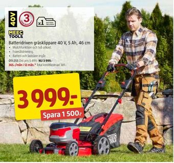 Jula Meec tools gräsklippare erbjuda