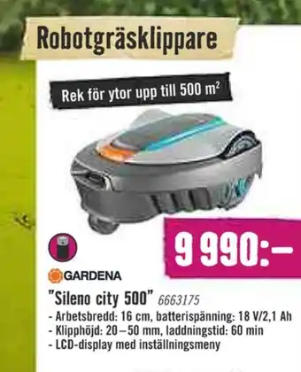 Hornbach Gardena robotgräsklippare erbjuda
