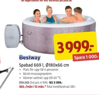Jula Bestway utespa erbjuda