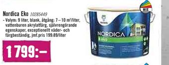 Hornbach Teknos nordica målarfärg erbjuda