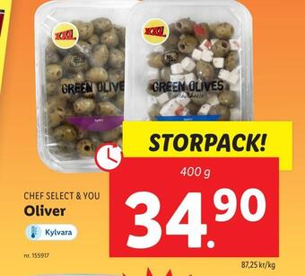 Lidl Oliver erbjuda