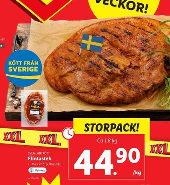 Lidl Flintastek erbjuda