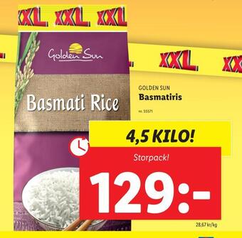 Lidl Basmatiris erbjuda
