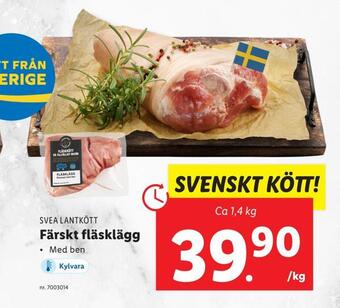 Lidl Färskt fläsklägg erbjuda