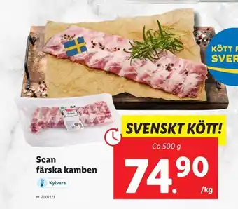 Lidl Scan färska kamben erbjuda