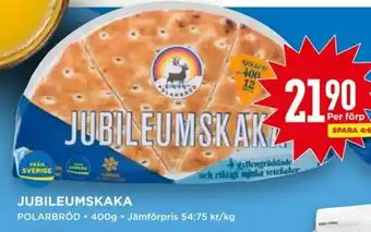 Willys JUBILEUMSKAKA POLARBRÖD erbjuda