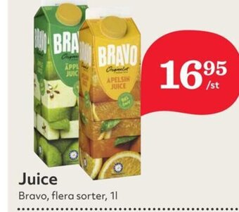 Hemköp BRAVO Juice erbjuda