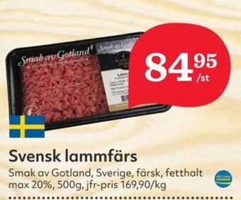 Svensk lammfärs
