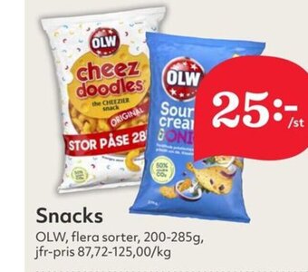 Hemköp Snacks OLW erbjuda