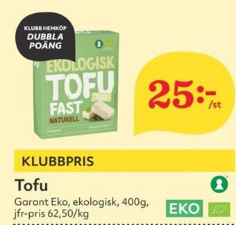 Hemköp Tofu erbjuda