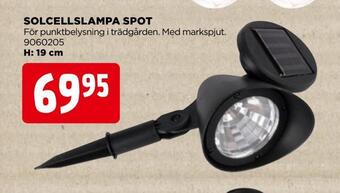 Jem&Fix Solcellslampa spot erbjuda