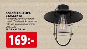 Jem&Fix Solcellslampa stallykta erbjuda