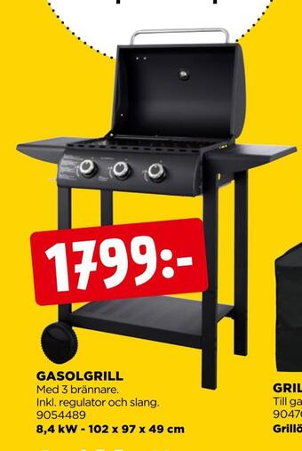 Jem&Fix Gasolgrill erbjuda