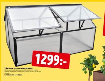 Jem&Fix Växthus till ordlingskrage erbjuda