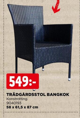 Jem&Fix Trädgårdsstol bangkok erbjuda