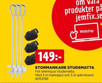 Jem&Fix Stormankare studsmatta erbjuda