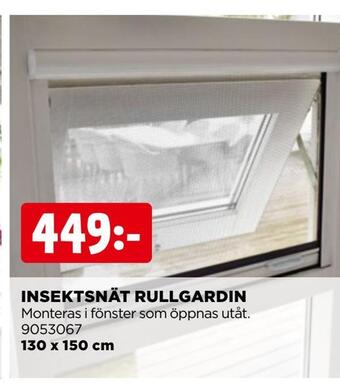 Jem&Fix Insektsnät rullgardin erbjuda