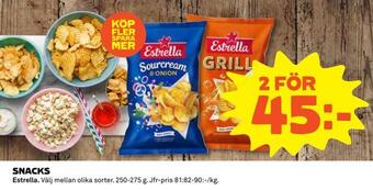 Coop Konsum Snacks erbjuda