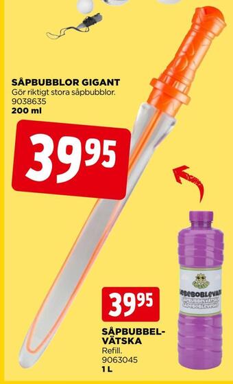 Såpbubblor gigant