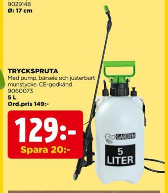 Jem&Fix Tryckspruta erbjuda
