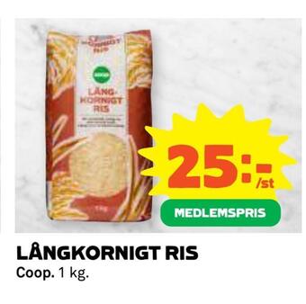 Coop Daglivs Långkornigt ris erbjuda