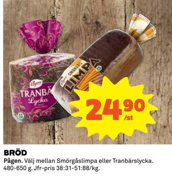 Coop Konsum Bröd erbjuda