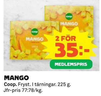 Coop Konsum Mango erbjuda