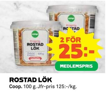 Coop Daglivs Rostad lök erbjuda