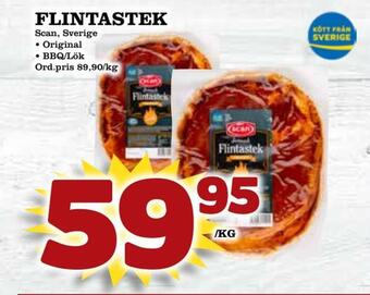Din Mat Flintastek erbjuda