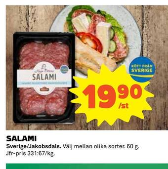 Coop Daglivs Salami erbjuda