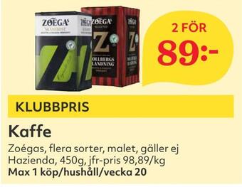 Hemköp Kaffe erbjuda