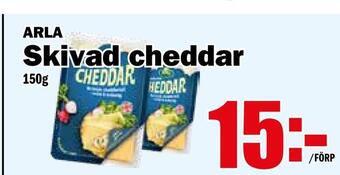 Matdax Skivad cheddar erbjuda
