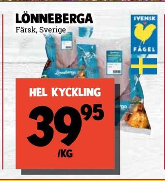 MatArket Hel kyckling erbjuda