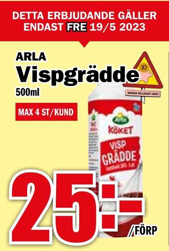 Matdax Vispgrädde erbjuda