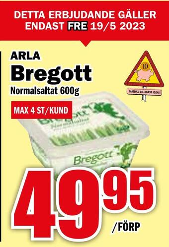 Matdax Bregott erbjuda